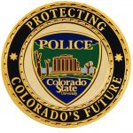 CSUPD Coin that states protecting colorado's future